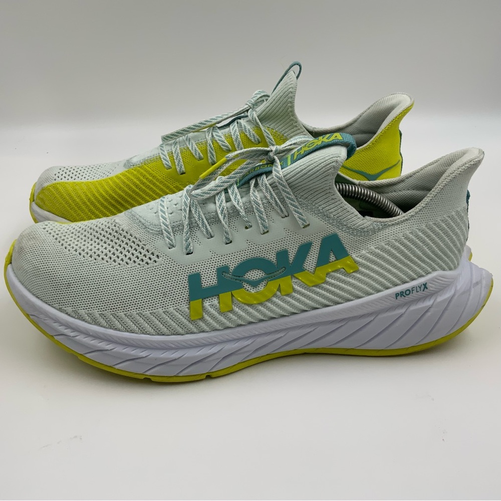 Hoka One One Men’s Carbon X 3 Lime Color (BSEP) Shoes. Size 13. - Picture 3 of 11